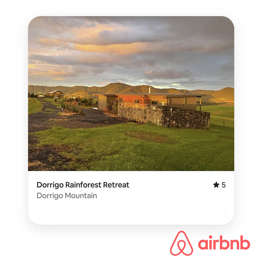 Dorrigo Rainforest Retreat rural accommodation near Dorrigo NSW – book on Airbnb